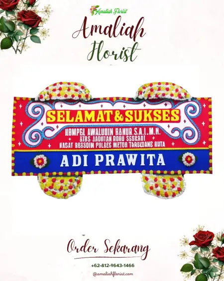 Papan Bunga Ucapan Selamat Itik Renday