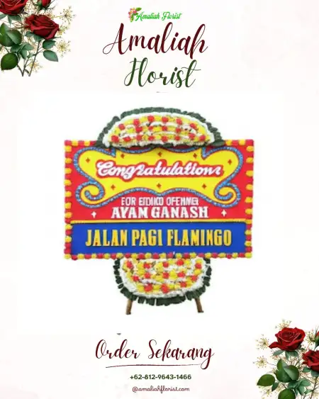 Sewa Papan Bunga Itik Renday